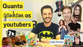 Quanto ganham os Youtubers [upl. by Akinimod]