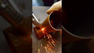 HighEfficiency Laser Welding for Rusty Pipes shorts craftsman welding [upl. by Neleb]