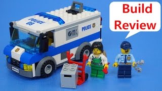 Lego 60142 Money Transporter Police car Toys Build Review [upl. by Thissa]