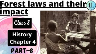 Forest laws and their impact Class 8 History chapter 4 Tribals Dikus and the Vision [upl. by Imogen]