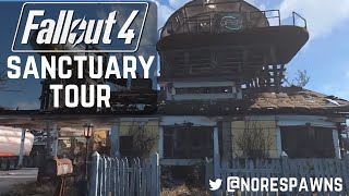 Fallout 4  Detailed Sanctuary Tour with commentary [upl. by Eenyaj998]