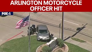 Arlington police officer injured in Pantego crash [upl. by Abana]