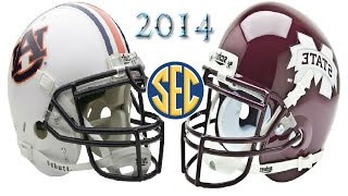 2 Auburn vs 3 Mississippi State  2014 [upl. by Annaira]