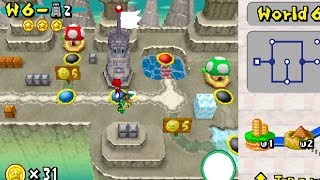 World 6 Tower 2  Star Coins  New Super Mario Bros DS [upl. by Swords]