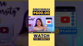 FREE P600 SA GCASH  NUOD KA LANG FOR 1 MINUTE CASHOUT NA LEGIT MAY PERA DITO AampA OPS [upl. by Accem]