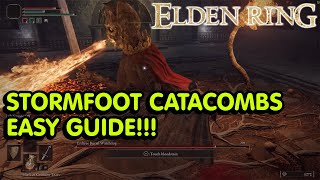 Elden Ring  Erdtree Burial Watchdog EASY Guide Stormfoot Catacombs [upl. by Nwahsirhc]