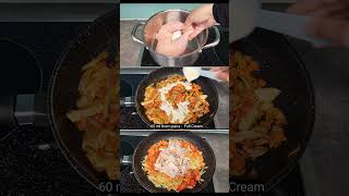 Spaghetti mit Pouletschenkel food love viral recipe cooking pizzalover lecker shorts short [upl. by Adaran]