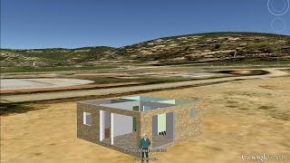 Tutoriel 2 SketchUp Percement portes et fenêtres dimensions usuelles Bâtiment BTP sobriété [upl. by Pinto957]