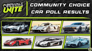 Asphalt Unite  Community Choice Car Poll RESULTS [upl. by Cindra685]