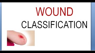 Surgery 010 Wound Define Classify Types Classification Definition Clean tidy dirty surgical simple [upl. by Suzetta]