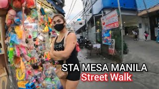 StaMesa Manila Walking Tour  Philippine Streets Tour [upl. by Ynavoeg399]