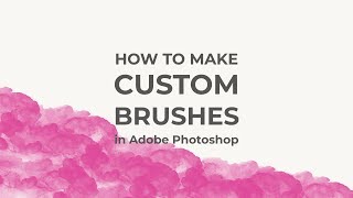 How to make a watercolor brush in Photoshop [upl. by Gnos]