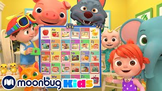 ABC Phonics Song  CoComelon  Moonbug Literacy [upl. by Ativla61]