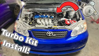 Turbocharging My 9th Gen Corolla [upl. by Letsirc]