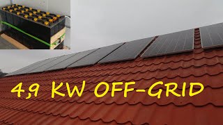 Sistem fotovoltaic offgrid 49 kw Canadian Solar baterii Hoppecke [upl. by Galvin]