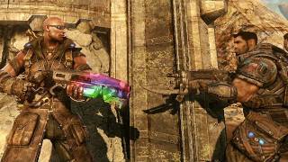 Gears of War 3 Paid Weapon Skins  Gameplay Quick Look [upl. by Nhojleahcim]