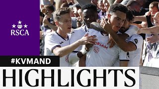 HIGHLIGHTS KV Mechelen  RSC Anderlecht  20222023 [upl. by Hiller]