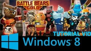 Battle Bears Gold PC Tutorial Vid 2016 [upl. by Clarhe]