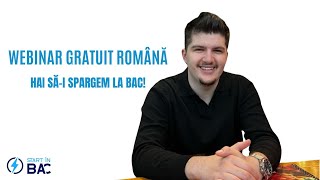 Webinar Gratuit Română  Start în Bac [upl. by Derrik759]