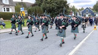 Cabar Feigh played by Ballater Pipe Band on the march before the 2023 Braemar Gathering [upl. by Faxan584]