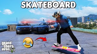 SKATEBOARD  GTA 5 ROLEPLAY [upl. by Leuneb]