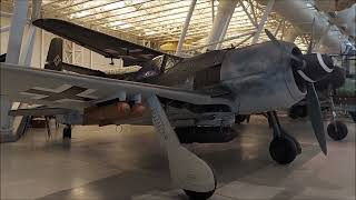 FockeWulf FW 190 F WW2 German Luftwaffe at Steven F UdvarHazy Center in Chantilly VA [upl. by Evad270]