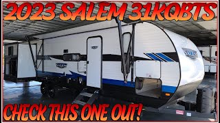 New 2023 SALEM 31KQBTS Camper by Forestriver RV  Couchs RV Nation a RV Wholesaler  RV REVIEW TOUR [upl. by Yetti]