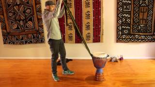 How To Use A Djembe Roving Strap  African Drummings How To Series [upl. by Ahseid]