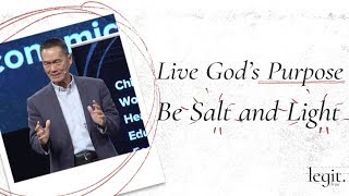 Legit  Be Salt and Light  Peter Tanchi [upl. by Rosy]