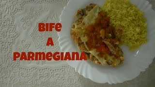 Cozinhando Bife à parmegiana na fritadeira sem óleo [upl. by Teyugn]