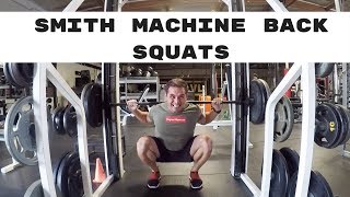 Exercise How To Smith Machine Back Squats [upl. by Vernier]