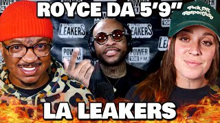 SHEESH 🔥  Royce Da 59quot Freestyle W The LA Leakers REACTION [upl. by Sonitnatsnok]