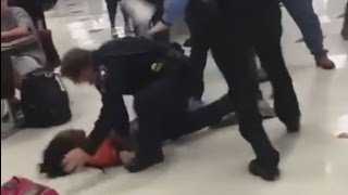 Activists want officer fired over school fight actions [upl. by Doniv]