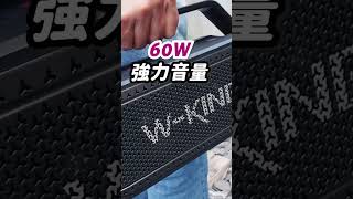 這款藍牙喇叭太強了！WKING D91 秒開箱 藍芽喇叭 speaker 喇叭 重低音喇叭 重低音喇叭 automobile 無線音響 music bass wking [upl. by Aihsetal]