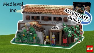 Lego 21332 Alternate Build  How to build a medieval inn from the medieval town square [upl. by Johnsten]