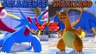 Pokemon battle revolution  Salamence vs Charizard [upl. by Azmuh819]