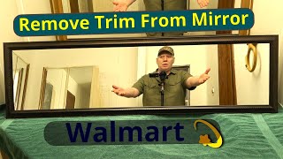 How To Remove Frame From Mirror Walmart Target Amazon [upl. by Amick]