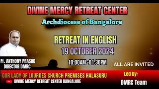 RETREAT IN ENGLISH  19TH OCTOBER 2024  TIMINGS 1000AM 0130PM [upl. by Emily]