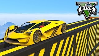 GTA V Online PRIMEIRO PARKOUR do CARRO 3000000 TEZERACT [upl. by Anifad]