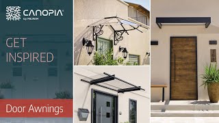 Get inspired by our door awning kits design  Canopia  Palram [upl. by Anirol]