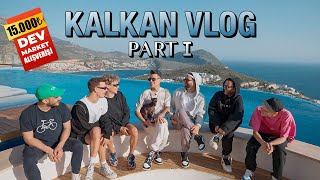 KALKAN VLOG Part I  DEV MALİKANEYE YERLEŞTİK  15K MARKET ALIŞVERİŞİ 😰 [upl. by Golightly]