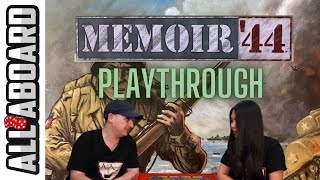 MEMOIR 44  Board Game  2 Player Playthrough  Liberation of Paris [upl. by Eenaj]