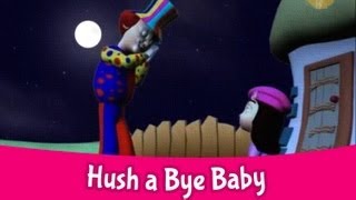 Hush A Bye Baby With Lyrics  Nursery Rhymes for Children [upl. by Rabassa]