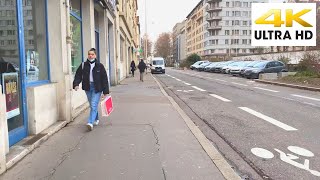 France Walking Tour walking in Lyon GARIBALDI 4k  beautiful Old Bulding beautiful findings [upl. by Ioab]