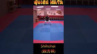 Kata Tutorial Shihohai karate karatekata shihohai [upl. by Lalib]