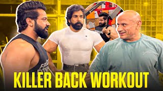 3 Best Exercise For Back Muscle ThicknessTagda Back Workout With Guru Ji And Rubal Bhai [upl. by Ayerhs]