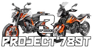 The Engine is IN KTM 790 Adventure engineswap Duke 890 R 4K camshafts dreambuild 4K project789t [upl. by Coraline455]