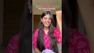 Part14 of top 5 hair accessories histuti hairaccessories hairstyles hairstyletutorial meesho [upl. by Eilama]