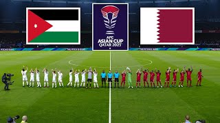 Jordan vs Qatar ● Final AFC Asian Cup 2023  10 February 2024 Gameplay [upl. by Rubbico]