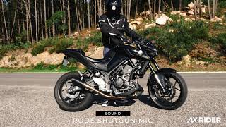 2020 YAMAHA MT03  SC PROJECT CRT EXHAUST SOUND FLYBY amp REV [upl. by Souza]